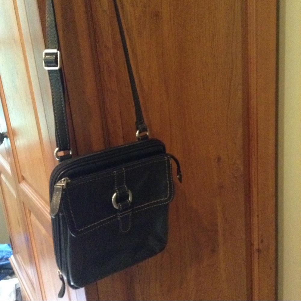 Fossil cross body purse, black